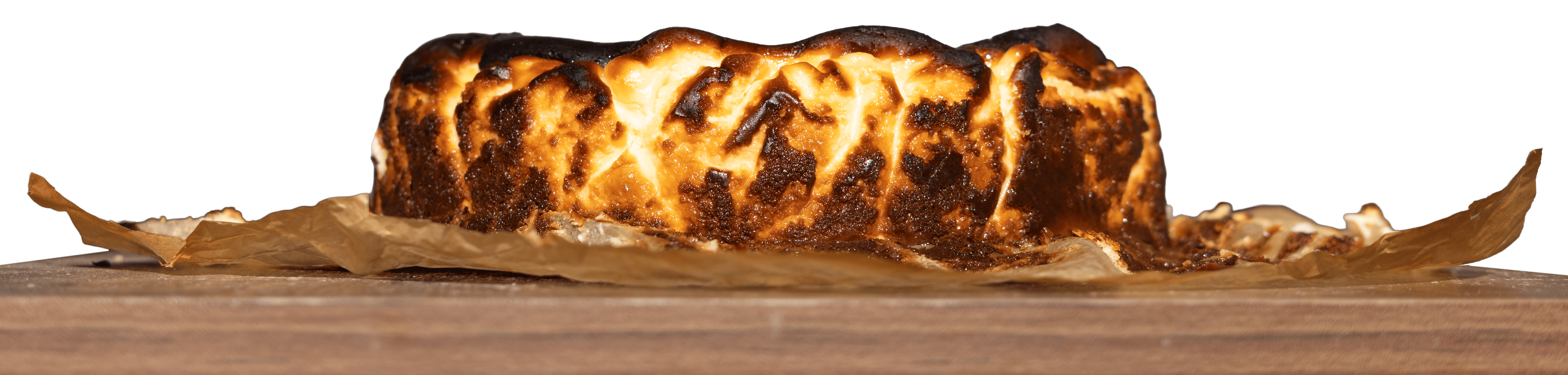 Whole basque cheesecake